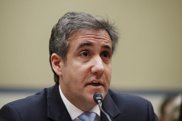 Michael Cohen, President Donald Trump's former personal lawyer, testifies before the House Oversight and Reform Committee on Capitol Hill, Wednesday, Feb. 27, 2019, in Washington. (Alex Brandon/AP Photo)