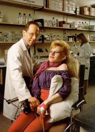 Carol Orzel and her doctor, Frederick Kaplan (Provided)