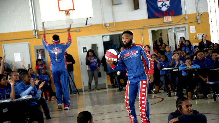 East Germantown native Darnell “Speedy” Artis will make his hometown debut this weekend with the Harlem Globetrotters (Kimberly Paynter/WHYY)