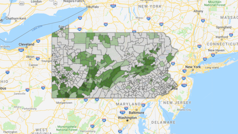 Many districts in southwestern Pennsylvania would receive money under a proposal to raise all school district salaries to at least $45,000 a year. (Ed Mahon / PA Post)