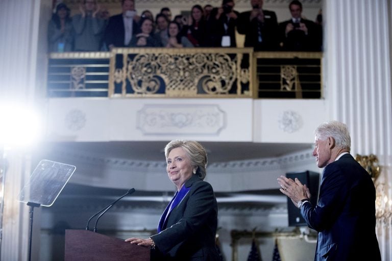 Hillary Clinton concedes after her loss in 2016 presidential election, though Clinton won 3 million more votes nationally than Donald Trump. (Andrew Harnik/AP Photo)