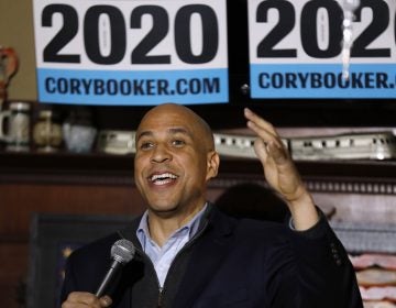 Sen. Cory Booker, D-N.J., is reintroducing a bill to make marijuana legal on the federal level, with the support of several other Senate Democrats running for president. (Charlie Neibergall/AP)