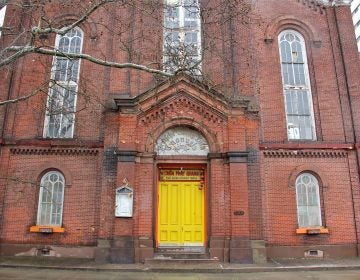 Emanuel Lutheran Church, more recently Phat Quang Buddhist Temple, on 4th Street in Queen Village. (Emma Lee/WHYY)