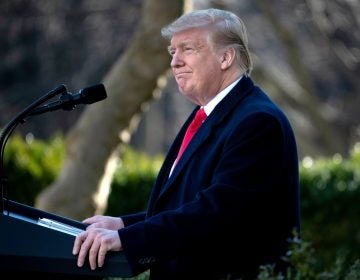 President Trump speaks on a deal to end the partial government shutdown last month. While Trump is expected to maintain his demand for border wall funding in his State of the Union speech, he is also expected to mention issues that carry bipartisan support