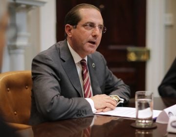 Health and Human Services Secretary Alex Azar delivers remarks to reporters while participating in a roundtable about health care prices at the White House on Jan. 23. (Chip Somodevilla/Getty Images)