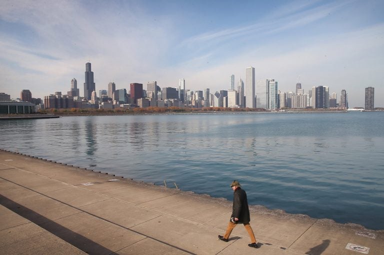 The crisis of water affordability is especially acute where you might not expect it: In cities like Chicago, which overlooks the abundant fresh water of Lake Michigan. (Scott Olson/Getty Images)