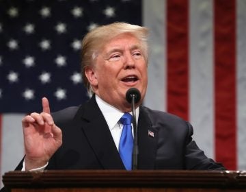 President Trump gives his first State of the Union address to Congress in January 2018. (Win McNamee/AFP/Getty Images)