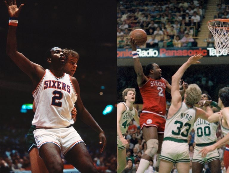 Philadelphia 76ers legend Moses Malone (AP Photos/Kevin Reece, Charlie Krupa)