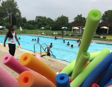 Children play at the Nile Swim Club in Yeadon (Michael D'Onofrio/The Philadelphia Tribune) 