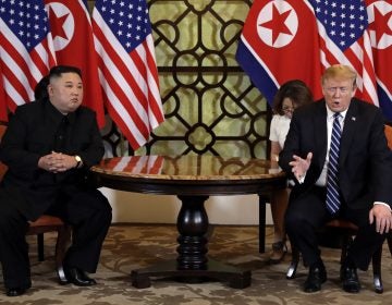 President Donald Trump meets North Korean leader Kim Jong Un, Thursday, Feb. 28, 2019, in Hanoi. No deal was reached. (Evan Vucci/AP)