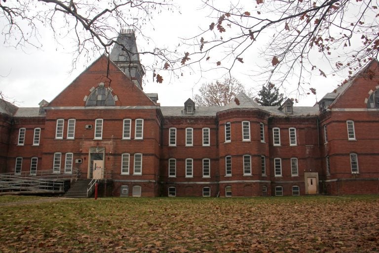 Building 5 on the grounds of Norristown State Hospital. (Emma Lee/WHYY)