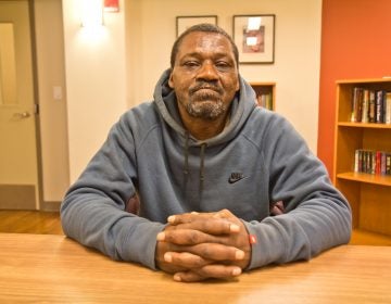 John E. Boyd, 61, lived on the streets for many years. He’s been in recovery for 17 months, has an apartment in West Philadelphia, and receives general assistance, which he says he uses to buy food, clothes and transportation. (Kimberly Paynter/WHYY)