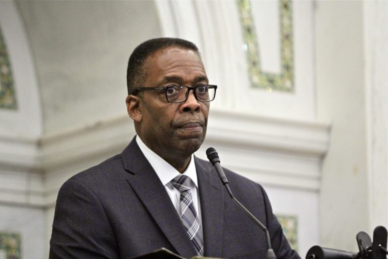 Philadelphia City Council President Darrell Clarke. (Emma Lee/WHYY)