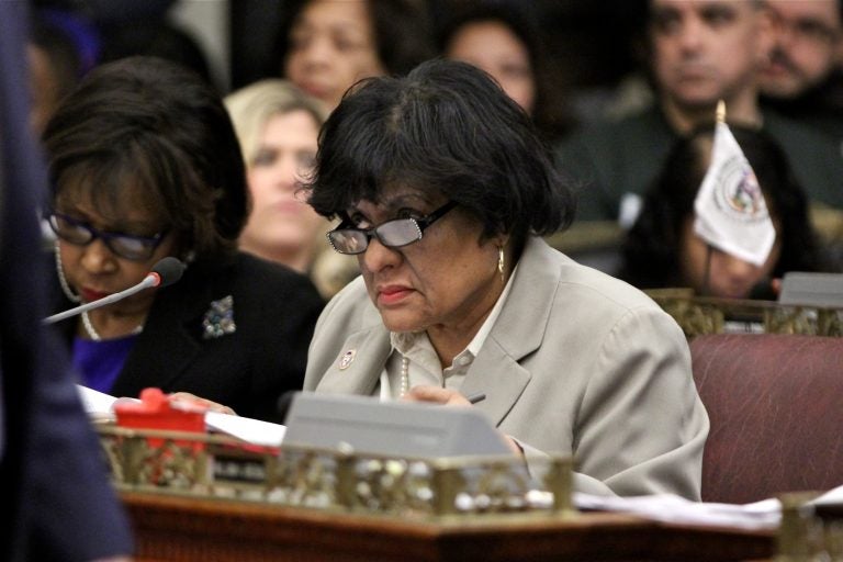 Philadelphia City Council member Jannie Blackwell. (Emma Lee/WHYY)