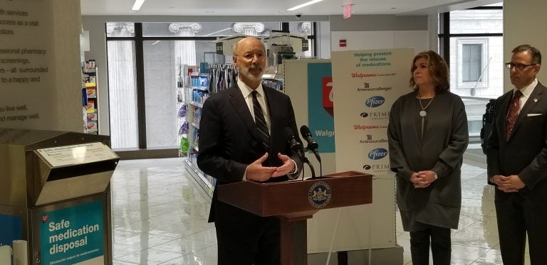 Pennsylvania Gov. Tom Wolf says he's against establishing a supervised injection site in  Philadelphia.  (Tom MacDonald/WHYY)