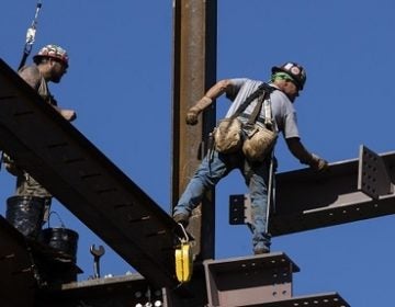 A bill package moving rapidly through the legislature aims to get Pennsylvanians into higher-paying skilled industries, like construction. But some economists suggest lawmakers need to do more if they want to improve the labor market. (Matt Rourke/AP Photo)