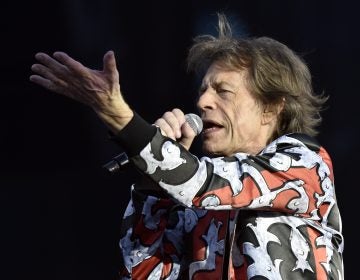 Mick Jagger of the Rolling Stones performs on stage during the concert of his band in Prague, Czech Republic, July 4, 2018 within their No Filter tour on a stage that is 32 metres high and nearly 80 metres long. (Vit Simanek /CTK via AP Images)