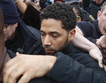 Jussie Smollett leaves George N Leighton Criminal Courthouse in Chicago last month. A grand jury has indicted the 