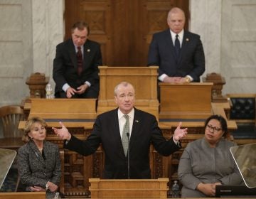 New Jersey Gov. Phil Murphy speaks to a joint meeting of the Democratic-led Assembly and Senate in Trenton, N.J., Tuesday, March 5, 2019. Murphy unveiled his second budget Tuesday, calling for about $1 billion in increased spending that would be financed by higher income tax rates on wealthy residents and savings in public worker benefits. (Seth Wenig/AP Photo)