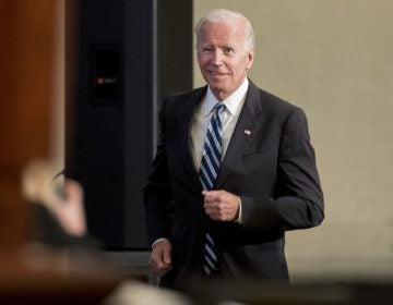 In this file photo, former Vice President Joe Biden takes the stage to speak to the International Association of Firefighters at the Hyatt Regency on Capitol Hill in Washington, Tuesday, March 12, 2019, (Andrew Harnik/AP Photo)