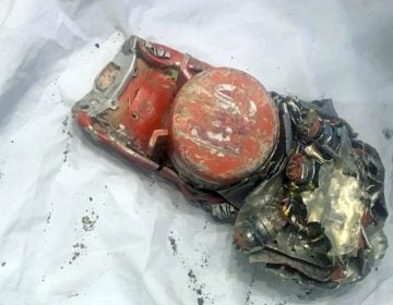 This photo provided by by the French air accident investigation authority BEA on Thursday, March 14, 2019, shows one of the black box flight recorder from the crashed Ethiopian Airlines jet, in le Bourget, north of Paris. (BEA via AP)