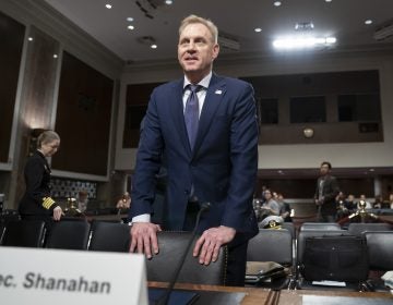 In this March 14, 2019, photo, acting Defense Secretary Patrick Shanahan goes before the Senate Armed Services Committee to discuss the Department of Defense budget, on Capitol Hill in Washington. To a remarkable degree, the Pentagon’s new budget proposal is shaped by national security threats that Shanahan has summarized in three words: “China, China, China.” (J. Scott Applewhite/AP Photo)