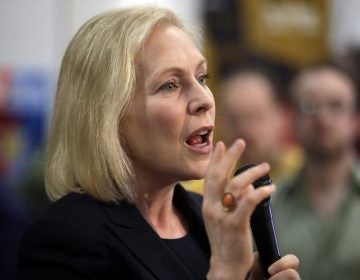 Democratic presidential candidate Sen. Kirsten Gillibrand, D-N.Y., speaks during a campaign meet-and-greet, Friday, March 15, 2019, at To Share Brewing in Manchester, N.H. (Elise Amendola/AP Photo)