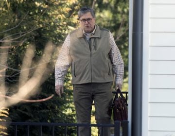 Attorney General William Barr leaves his home in McLean, Va., on Sunday morning, March 24, 2019. Barr is preparing a summary of the findings of the special counsel investigating Russian election interference.  The release of Barr's summary of the report's main conclusions is expected sometime Sunday. (Sait Serkan Gurbuz/AP Photo)