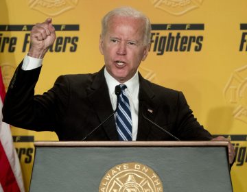 In this March 12, 2019, file photo, former Vice President Joe Biden speaks to the International Association of Firefighters at the Hyatt Regency on Capitol Hill in Washington. Biden says he does not recall kissing a Nevada political candidate on the back of her head in 2014. The allegation was made in a New York Magazine article written by Lucy Flores, a former Nevada state representative and the 2014 Democratic nominee for Nevada lieutenant governor. Flores says Biden’s behavior “made me feel uneasy, gross, and confused.” (Andrew Harnik/AP Photo)