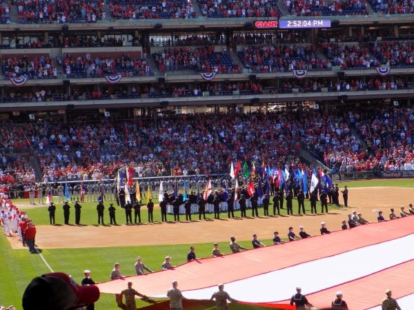 Opening day for the Phillies (Ximena Conde/WHYY)