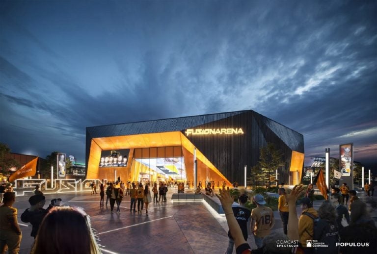 Rendering of the Fusion Arena. (Courtesy of Comcast Spectator)