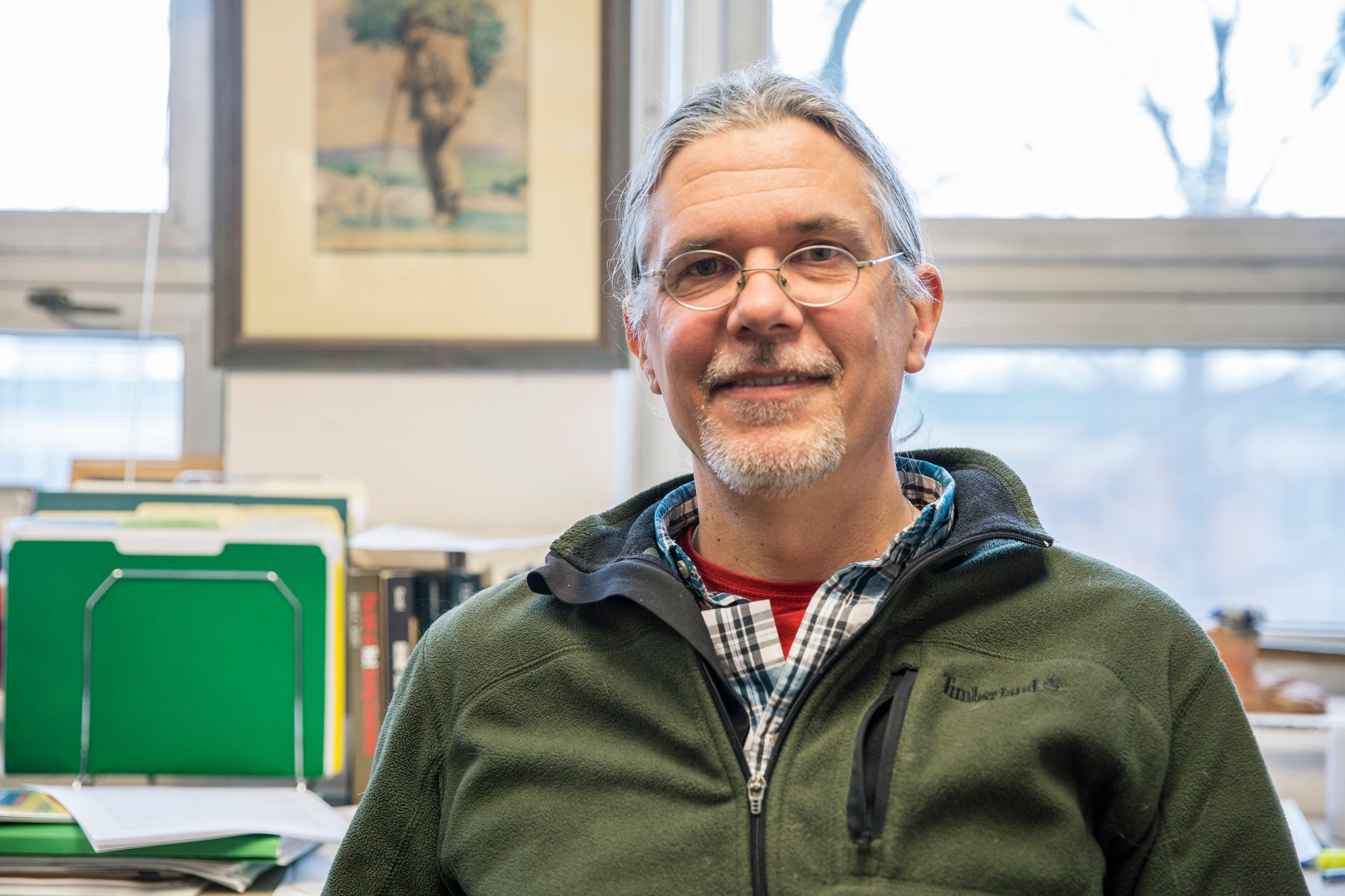 Kai Schafft directs Penn State's Center on Rural Education and Communities. He cautioned that there are open questions to whether rural students can utilize their higher education in the region. (Photo by Min Xian/Keystone Crossroads)