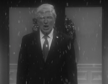 Alec Baldwin as President Trump in an episode of Saturday Night Live (NBC/youtube)