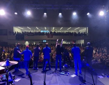 About 2,000 people attended the Snow Jam concert headlined by O.A.R. in the debut concert at the 76ers Fieldhouse in Wilmington last month. (Courtesy of BPG Sports)