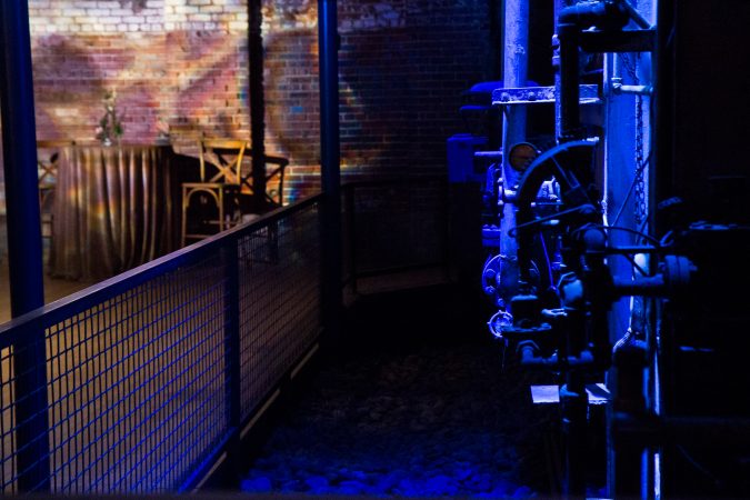 The Boiler Room in the Globe Dye Works building. (Kimberly Paynter/WHYY)