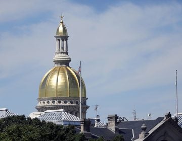 The capital dome is seen at the New Jersey Statehouse. (Mel Evans/AP Photo)