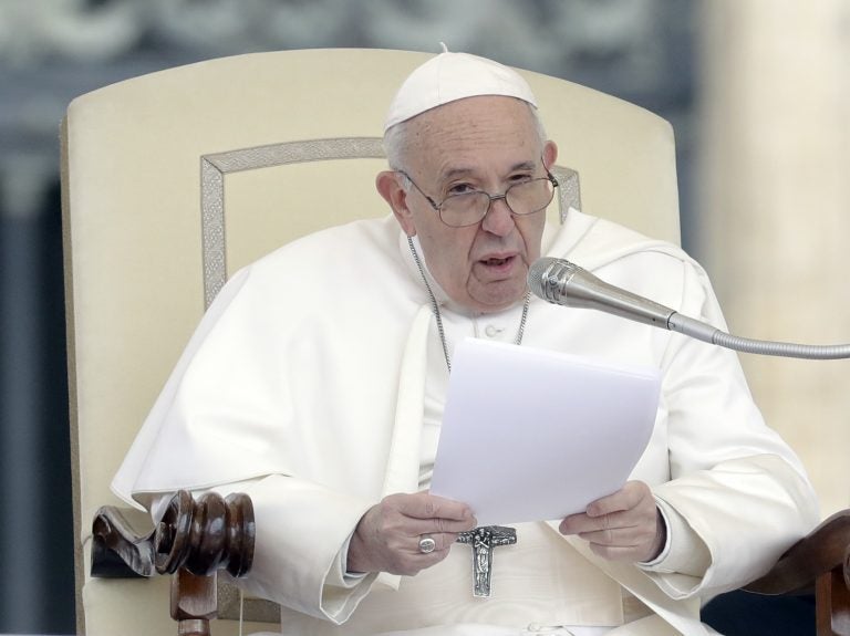Pope Francis, pictured earlier this week, unveiled a new mandatory-reporting edict on Friday. It requires any Vatican official who learns of an allegation of abuse within the city-state or by Vatican officials to report it to Vatican prosecutors. (Andrew Medichini/AP)