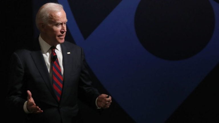 Former Vice President Joe Biden has yet to announce whether he will run for president in 2020, but this past week may indicate an opening in the field. (Win McNamee/Getty Images)