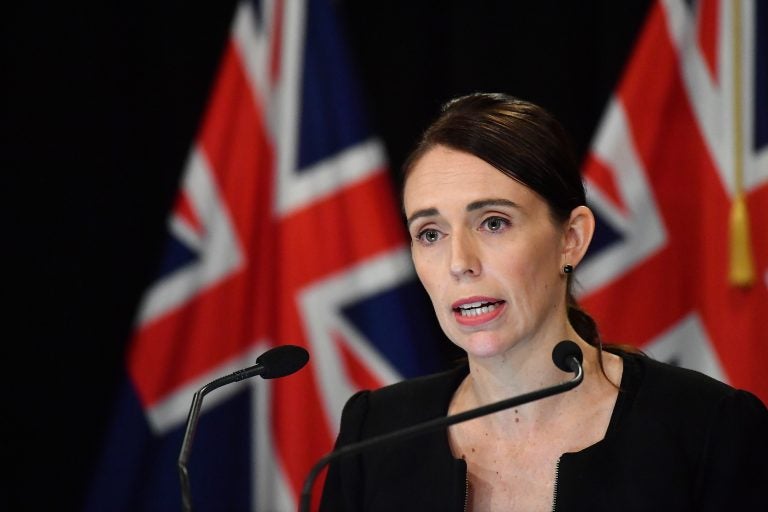 New Zealand Prime Minister Jacinda Ardern addresses the media on March 16 in Wellington, New Zealand. Ardern said she would seek a change in her country's gun laws after after at least one man opened fire during afternoon prayers Friday and killed at least 49 people at two mosques in Christchurch. (Mark Tantrum/Getty Image)