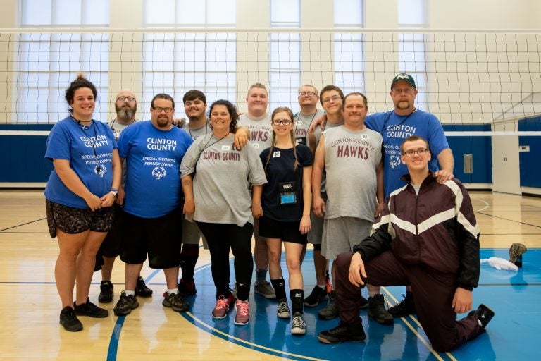 The Clinton County volleyball team from Mill Hall and Lockhaven, Pennsylvania, is representing the U.S.A. at the Special Olympics World Games in Abu Dhabi. (Marco Catini Photography/Special Olympics USA)