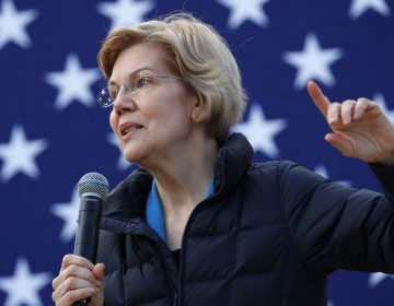 Presidential candidate Sen. Elizabeth Warren, D-Mass., at an organizing event in February. Warren says she wants to get rid of the Electoral College, and vote for president using a national popular vote. (John Locher/AP)