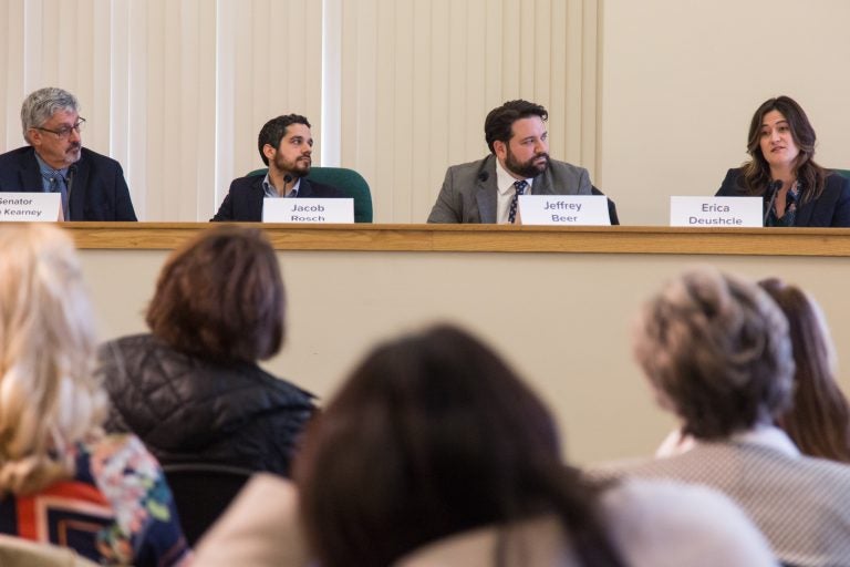 State representatives joined real estate professionals and district officials at Ridley High School in Delaware County to discuss the findings of the new report 