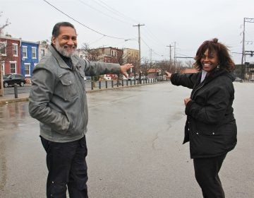 The Rev. Clarence Hester and CDC President Tinamarie Russell hope to use the development at North Broad and Indiana Avenue to spark an economic revival for the neighborhood. (Emma Lee/WHYY)