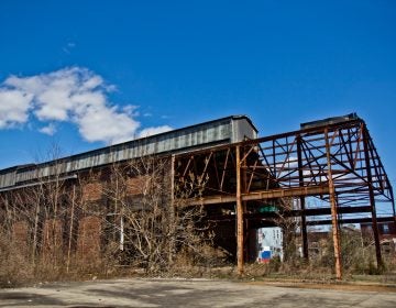 Princetel, a fiberoptic rotary joint manufacturer, wants to move into the former Roebling factory, in Trenton, N.J. The move could create 400 jobs. (Kimberly Paynter/WHYY)