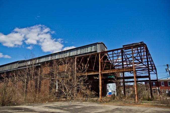 Princetel, a fiberoptic rotary joint manufacturer, wants to move into the former Roebling factory, in Trenton, N.J. The move could create 400 jobs. (Kimberly Paynter/WHYY)
