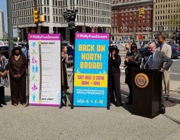 Unveiling of Free Streets Location (Tom MacDonald/WHYY)