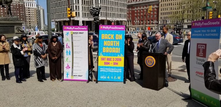 Unveiling of Free Streets Location (Tom MacDonald/WHYY)