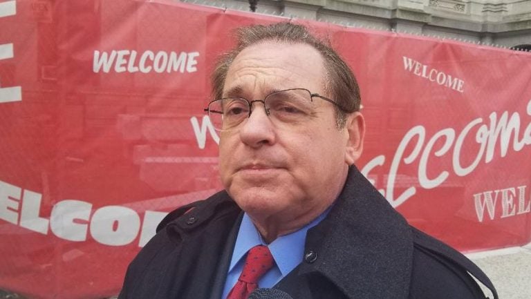 Mayoral candidate Alan Butkovitz says the city of Philadelphia is using its property tax assessments as a backdoor to raise money. (Tom MacDonald/WHYY)