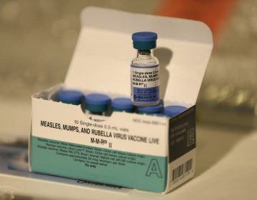 Measles, mumps and rubella vaccines are seen at the Rockland County Health Department in Pomona, N.Y., Wednesday, March 27, 2019. The county in New York City's northern suburbs declared a local state of emergency Tuesday over a measles outbreak that has infected more than 150 people since last fall, hoping a ban against unvaccinated children in public places wakes their parents to the seriousness of the problem. (Seth Wenig/AP Photo)
