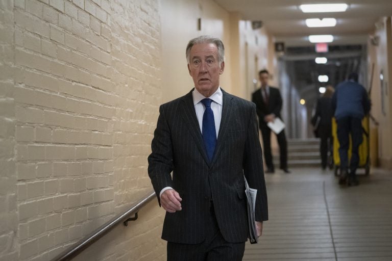 House Ways and Means Committee Chairman Richard Neal, D-Mass., arrives for a Democratic Caucus meeting at the Capitol in Washington, on April 2, 2019. Rep. Neal, whose committee has jurisdiction over all tax issues, has formally requested President Donald Trump's tax returns from the Internal Revenue Service for the past 6 years. (J. Scott Applewhite/AP Photo)